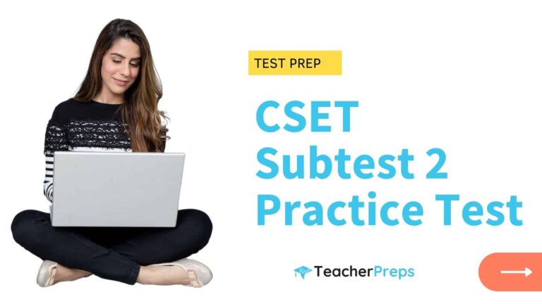 Cset subtest 2 practice test