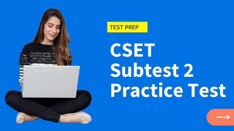 CSET Multiple Subject Subtest 2 Practice Test