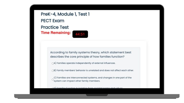 PreK-4 PECT Exam Module 1 Practice Test