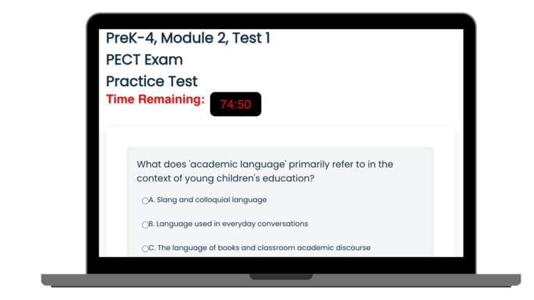 PreK-4 PECT Exam Module 2 Test Prep