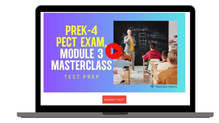 PreK-4 PECT Exam Module 3 Test Prep