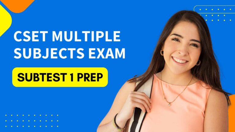 CSET Multiple Subject Subtest 1 Prep